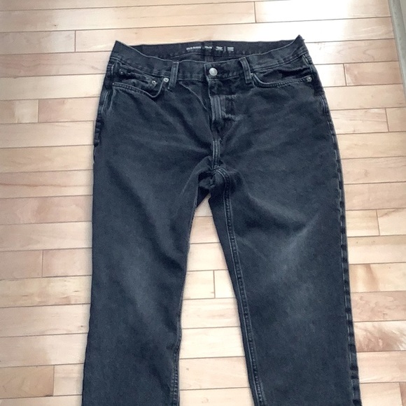 JEANS OLD NAVY 34-30 ORIGINAL TAPER BLACK - Picture 2 of 5
